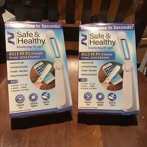Bundle of 2 Safe and Healthy Disinfecting UV Lights